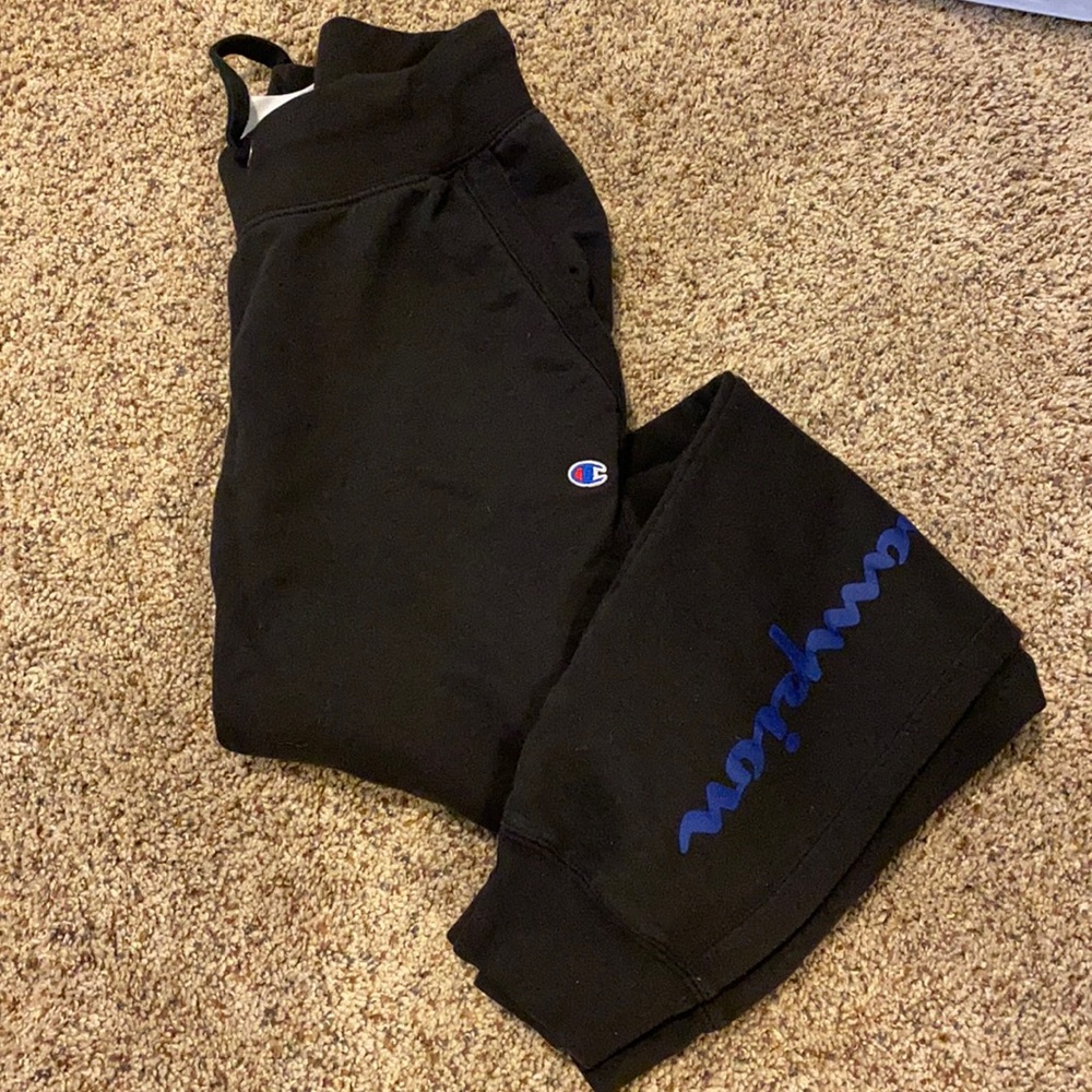 Black champions women’s jogger sweatpants